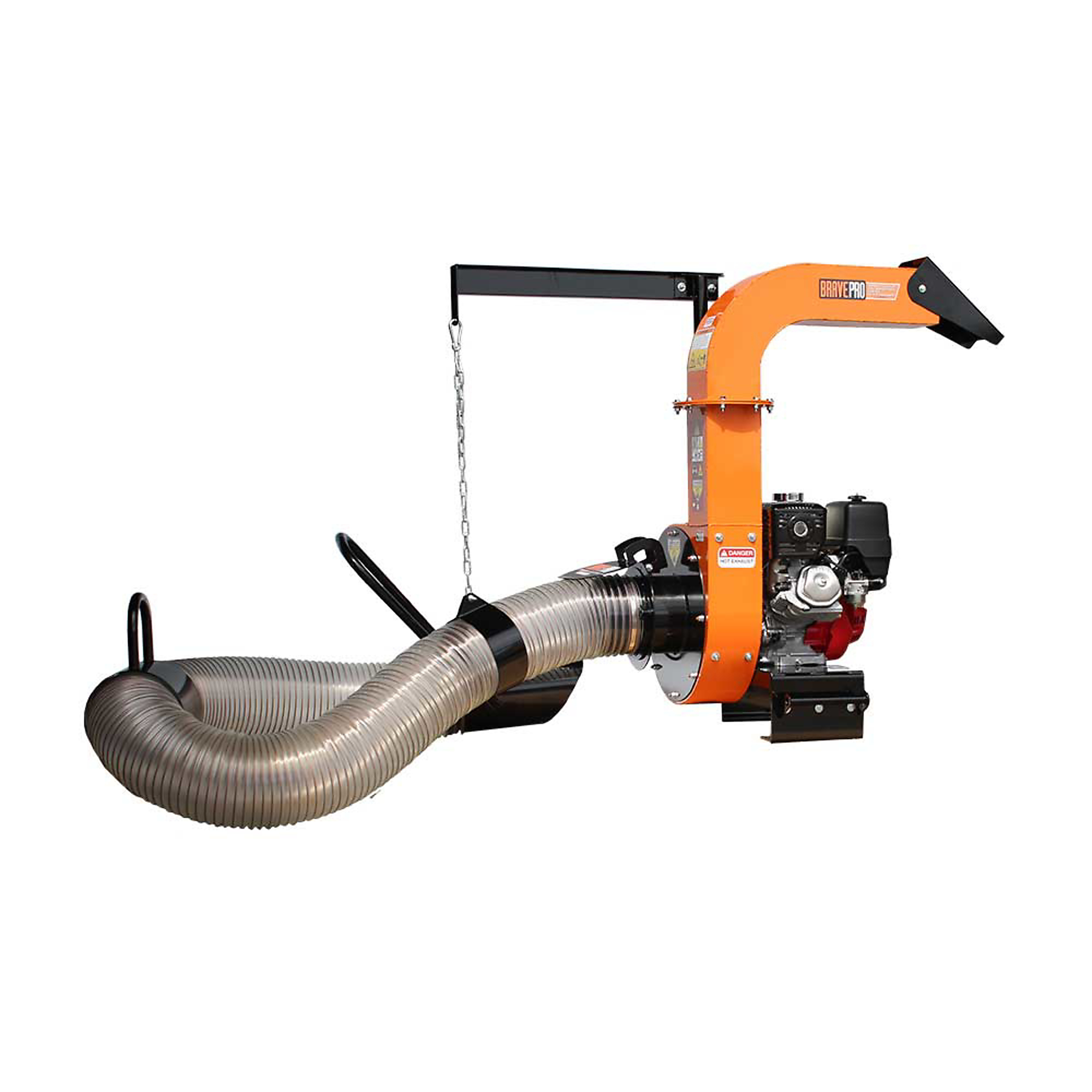 BravePro Truck Loader 8 In. Intake, 13 HP Honda GX390 Engine 3500 CFM, Model# BRPTL140H
